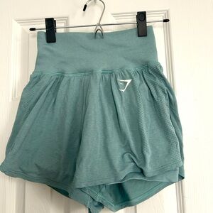 Gym shark shorts with inner lining, XS